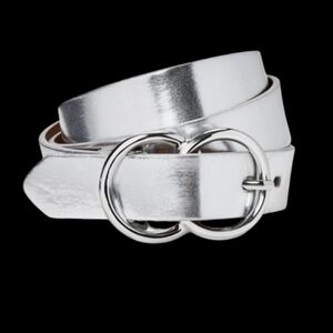 NWT A New Day Silver‎ Women's Belt Size Small